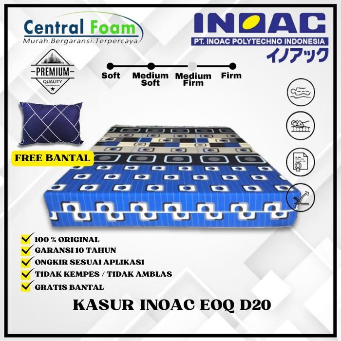 PREMIUM KAsur Busa INOAC Tebal 25cm Central Foam Kasur Busa matras INOAC asli Garansi 10 tahun Murah