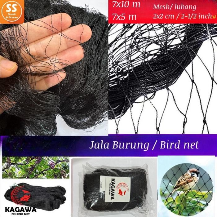 Penangkap Pukat Jala Jaring Burung Bahan Nilon Pipit Perkutut pipit Kagawa net