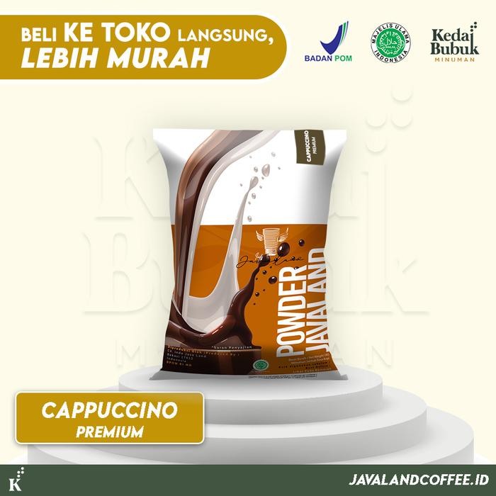 

Tersedia Bubuk Minuman Cappuccino Premium 1kg - Minuman Kopi Instan Shopee