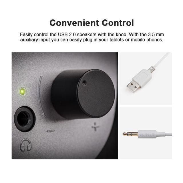 TERBARU SPEAKER EDIFIER R12U MULTIMEDIA USB SPEAKERS USB POWERED 2.0 WITH EASY CONNECTIONS SPEAKER