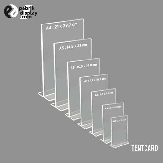 

Akrilik Display Brosur/ Akrilik Display Price / Akrilik Tent Card