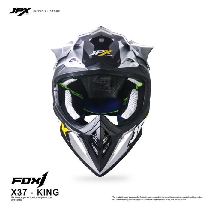 TERLARIS Helm JPX Cross Full Face X37 King READY STOCK