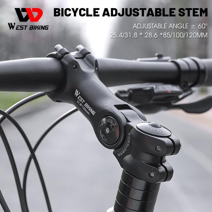 Polygon Exotic - Biking Yp0805023 Stem Sepeda Mtb Rise Adjustable 0-60 Derajat