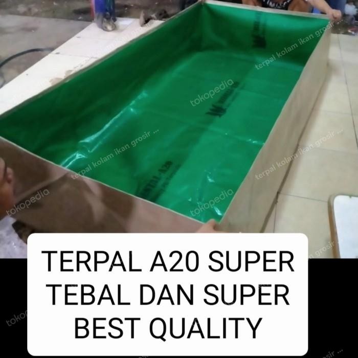 Tekira.store TERPAL KOLAM A20 UKURAN 1X2/1X3 DLL kolam ikan