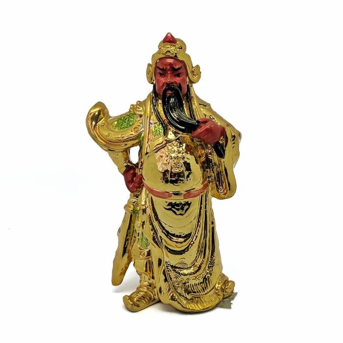 Ready oke] Patung Dewa Kwan Kong - Guan Dong Gold Mini Rupang