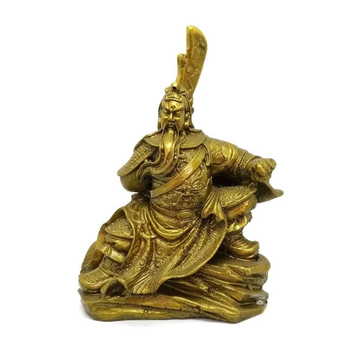 Buruan beli] Rupang Kwan Kong - KwanKong - Guan Dong Duduk Memegang Pedang A