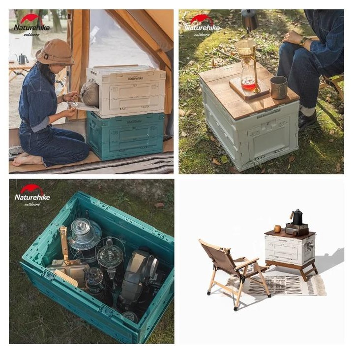 STORAGE BOX LIPAT NATUREHIKE NH20SJ036 25L 50L 80L FOLDING ULTRALIGHT