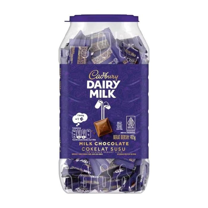 

Coklat CADBURY Mini Bites Malaysia Toples/ Jar 90 pcs