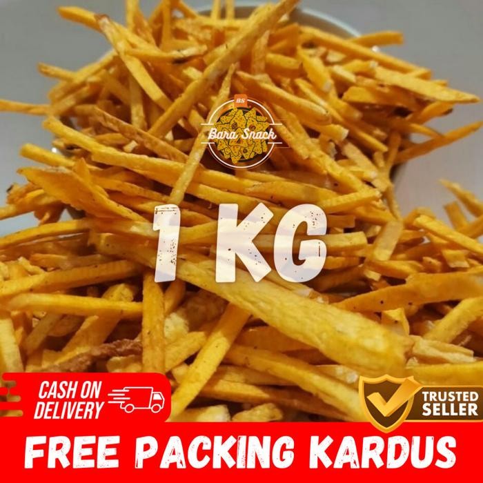 

[ 1KG ] Keripik Stik Talas Gurih Rasa Original / Camilan Snack Kiloan Murah -K