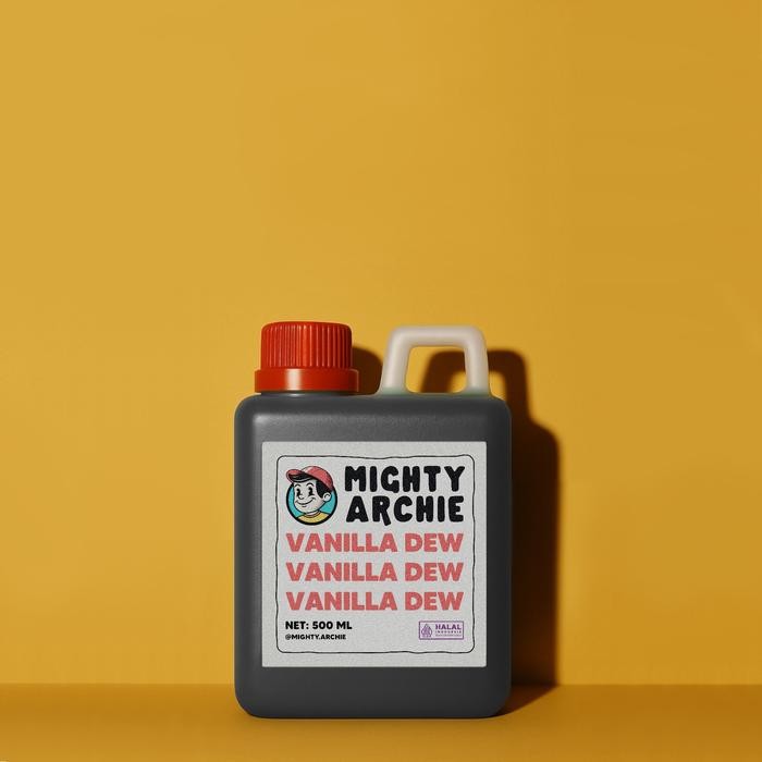 

Mighty Archies Vanilla Dew - 500 Mili Liter - Ekstrak Vanila Asli dan Halal