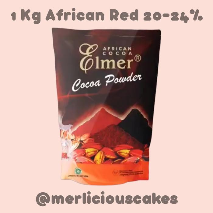 

1 Kg Elmer Cocoa Powder African Red 20-24% Coklat Bubuk