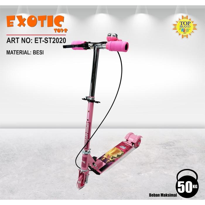 Mainan Scooter Anak Karakter Exotic St 2020 St-2020 / Exotic St 2023 St-2023