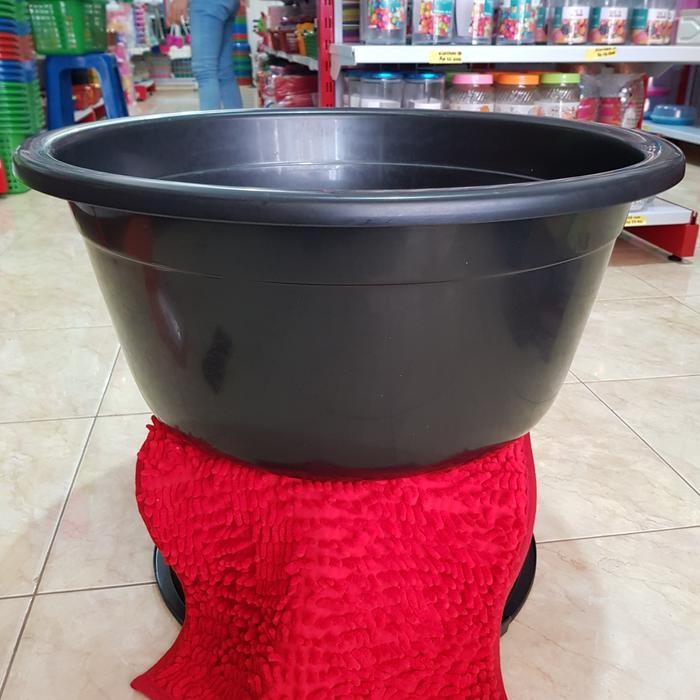 Baskom plastik 30 hitam Baskom cuci besar serbaa