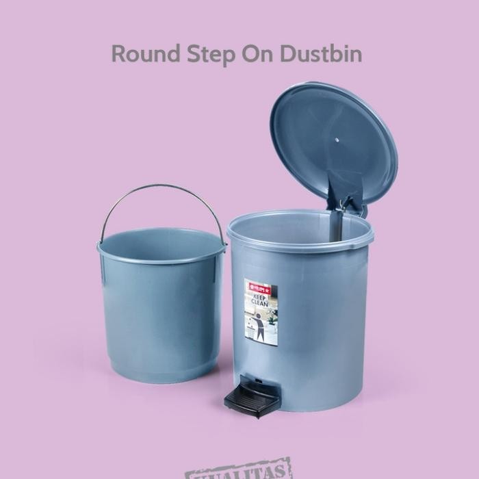 tempat sampah injak lion star 5 liter