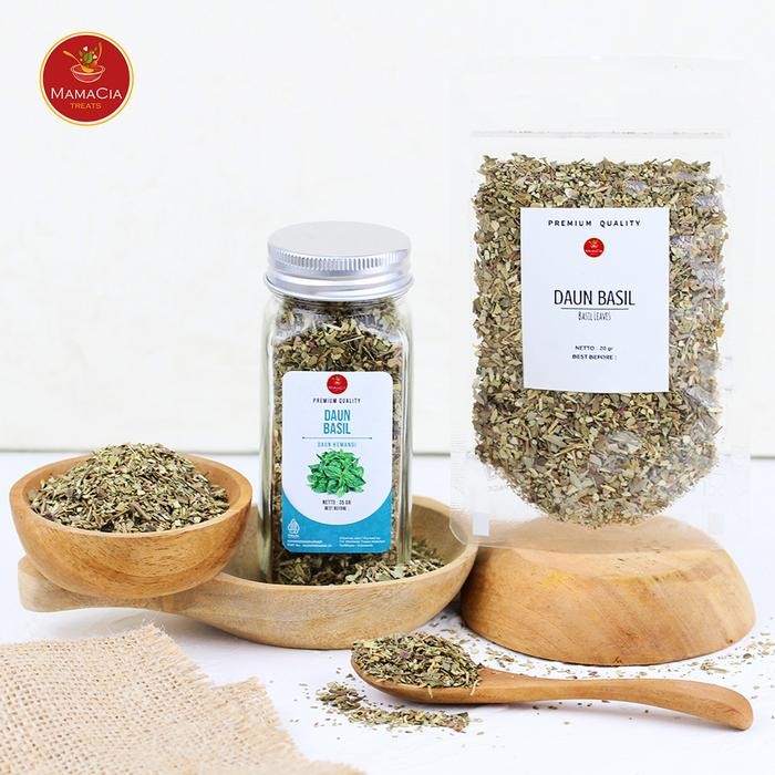 

Mamacia Treats Daun Basil / Dried Basil Rempah Daun 20 gr
