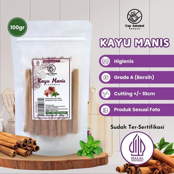 

100gr Kayu Manis / Cinnamon 100% PREMIUM QUALITY