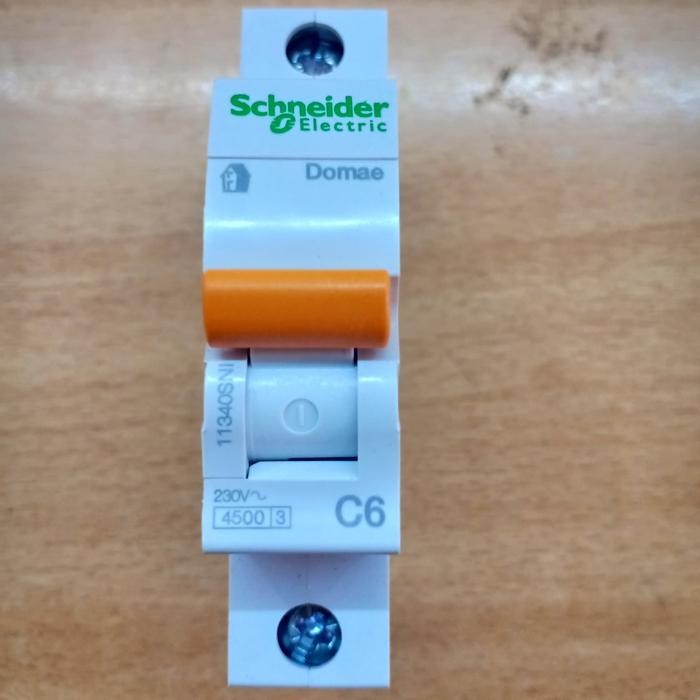 MCB 6AMPER 1P SCHNEIDER DOMAE SNI