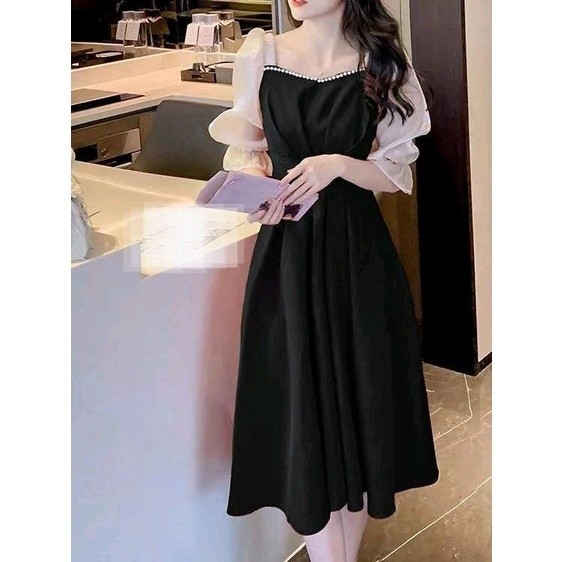 Dres Cewe Christmas Wanita 4Ukuran Korea Style Midi Mini Drees Natal Ntal Lebaran Baju Greja Dreaa B