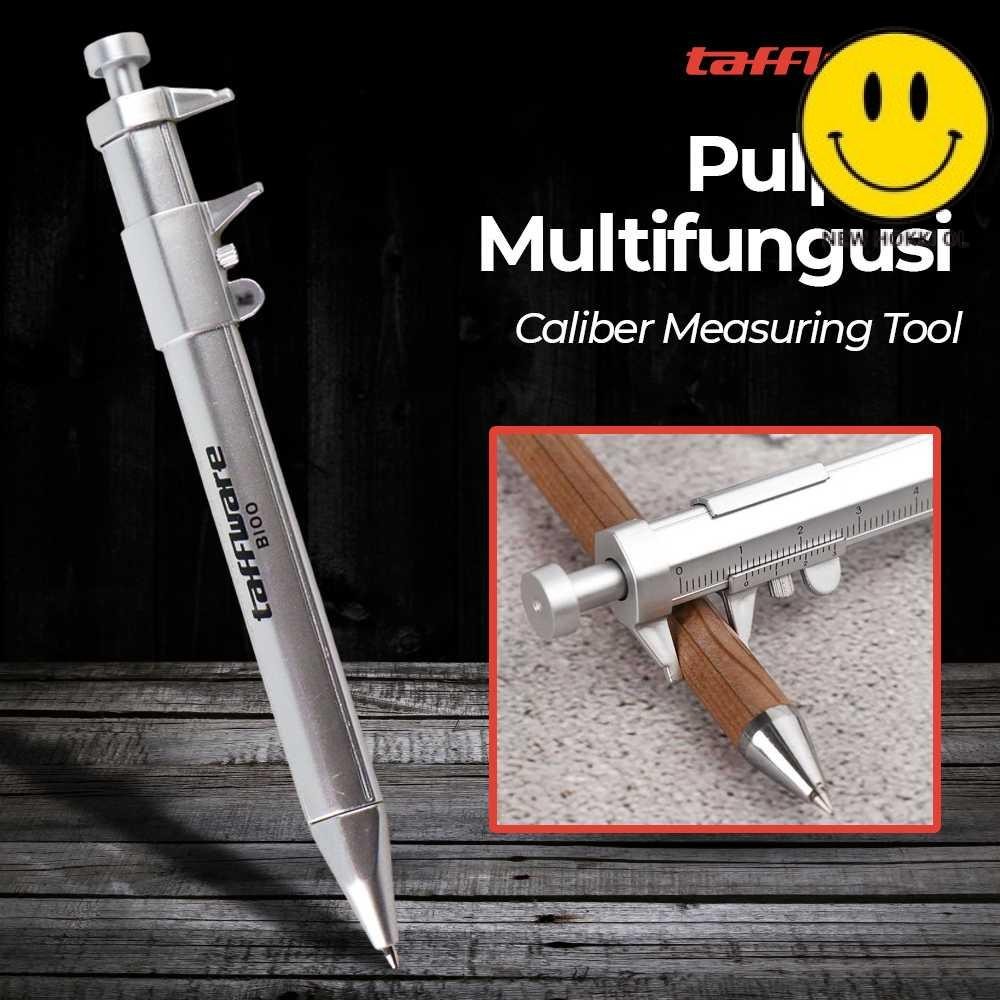 

Taffware Pena Pulpen Ballpoint Pen Caliber Measuring Tool Scale Ruler - B100