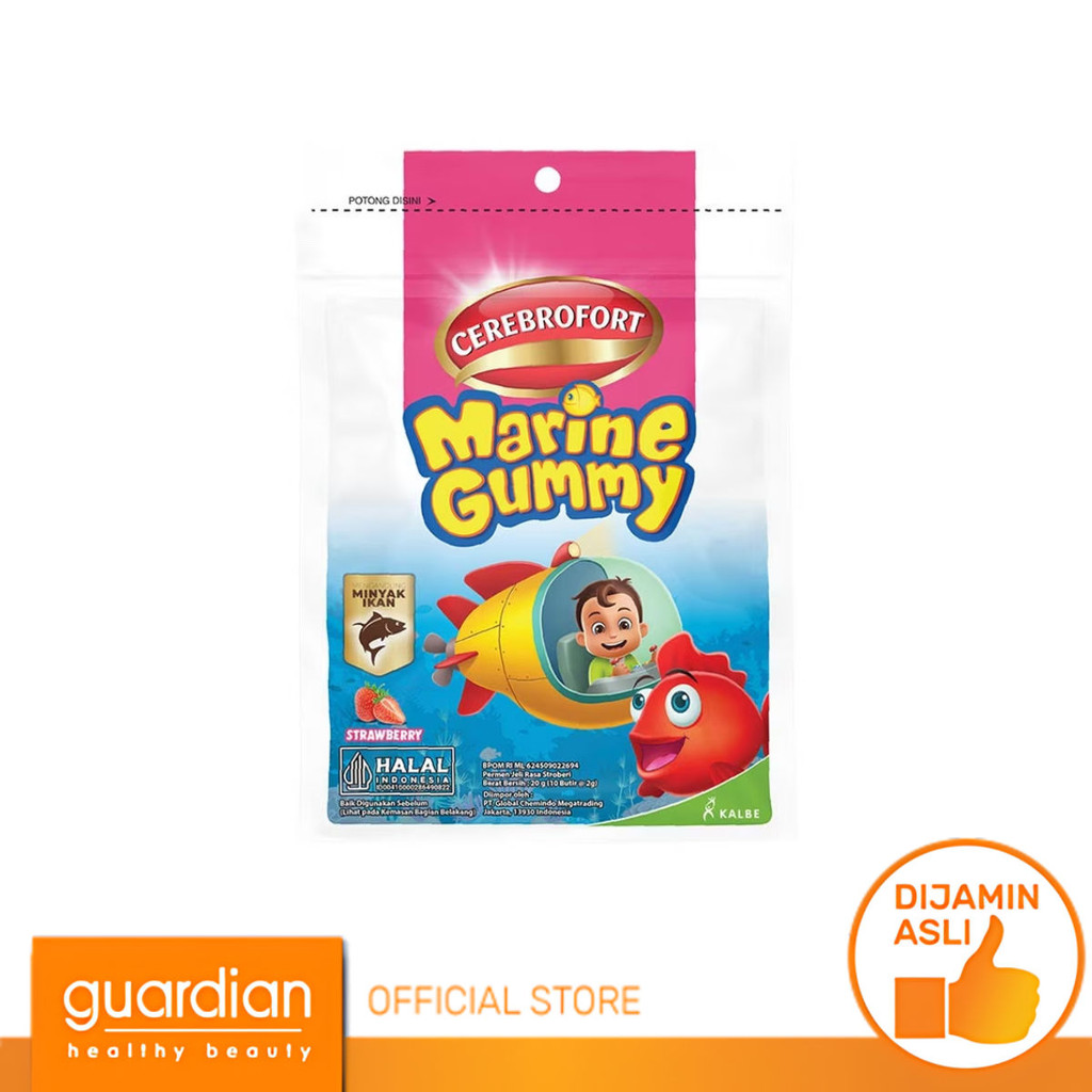 Cerebrofort Marine Gummy Strawberry 20g
