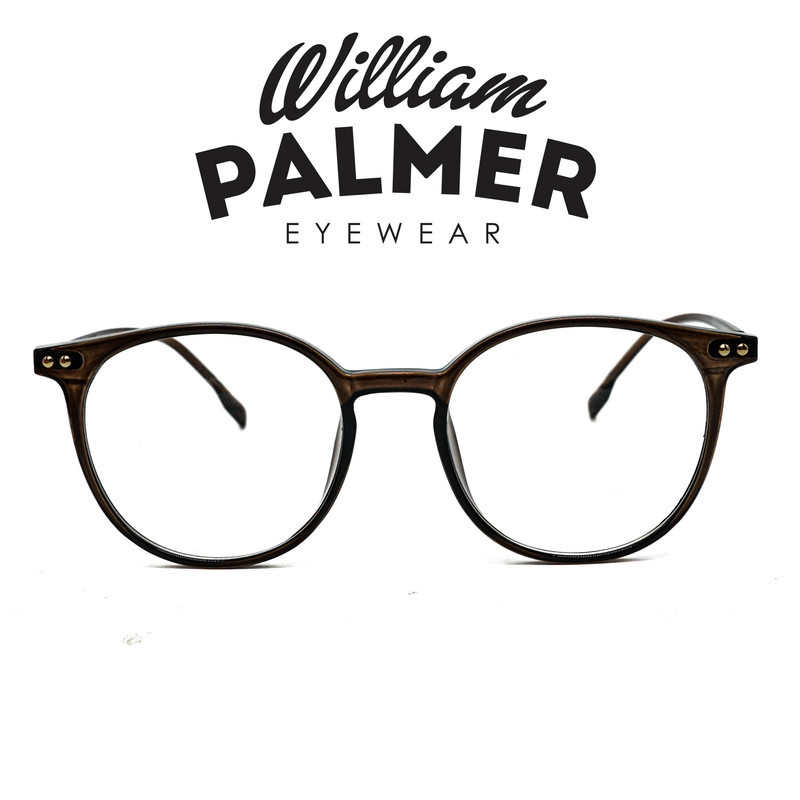 William Palmer Kacamata Pria Wanita Shell 83079 Brown