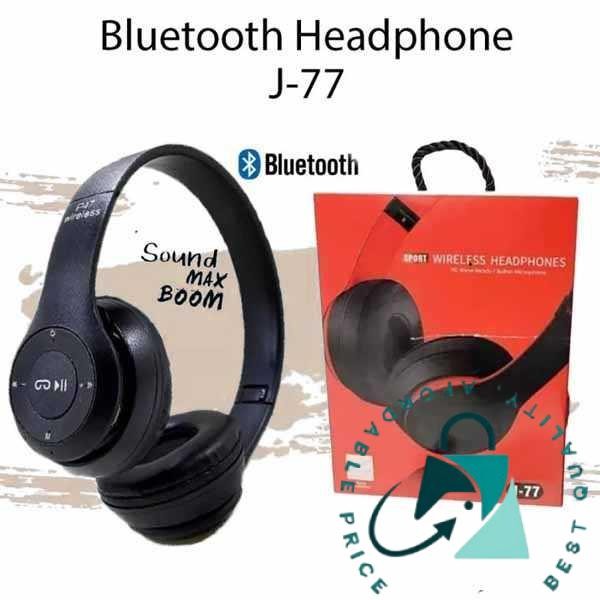 J-77 Handsfree Bluetooth Headphone Wireless Stereo HD