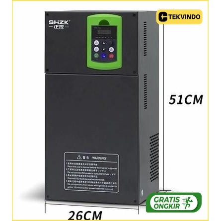Inverter SHZK 45KW 380V 3Phase 3P 60HP VFD Variable Frequency Drive