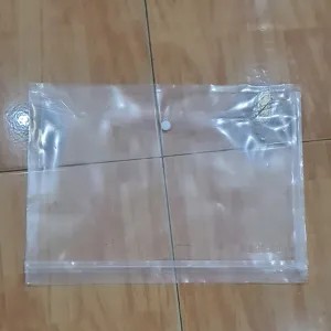Map Plastik Kancing Bening Putih