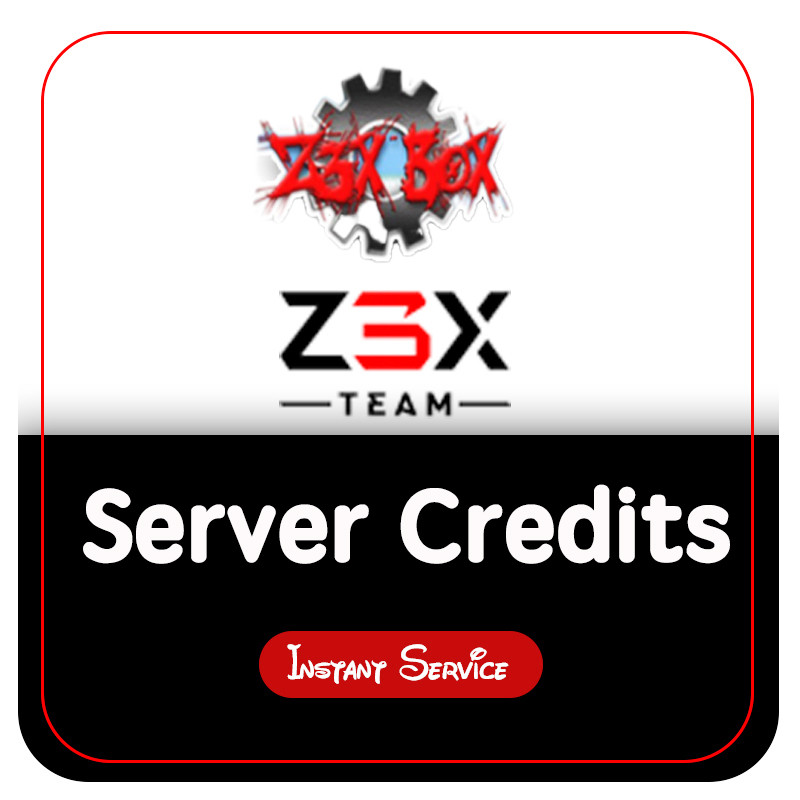 Z3X kredit Server untuk alat reparasi HP Android, kemasan kredit 30/50