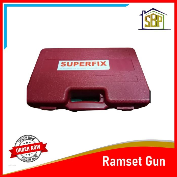 Mesin Alat Tembak Paku Ramset Gun Merk Superfix