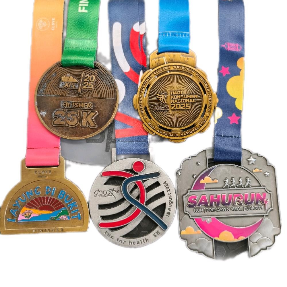 Medali Finisher Event Lari Running 2024 2025 - Medali Lari 5k Event Running - Medal Lari Original - 