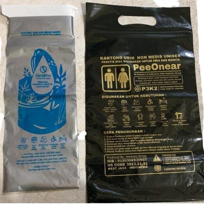 KANTONG URIN GEL KANTONG PIPIS TRAVELING