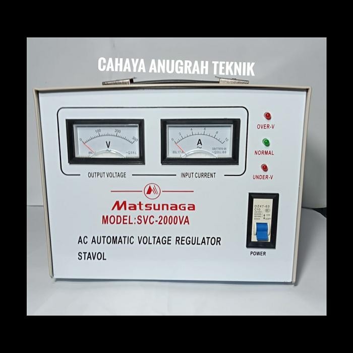 STABILIZER LISTRIK MATSUNAGA 2000