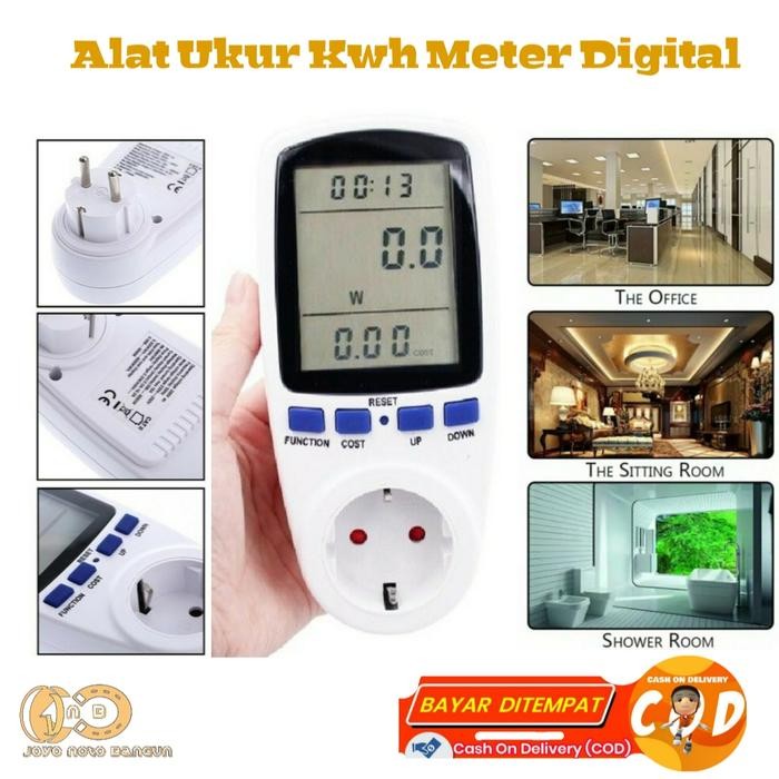 ALAT UKUR DAYA KWH LISTRIK RUMAH KANTOR STOPKONTAK GROSIR
