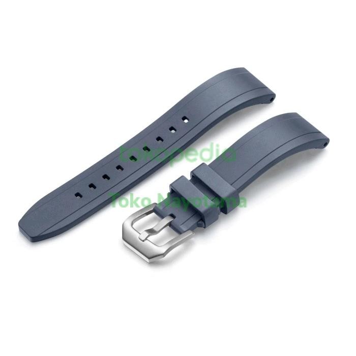 22mm CRAFTER BLUE UX03 Biru Royal Blue Universal Rubber Strap