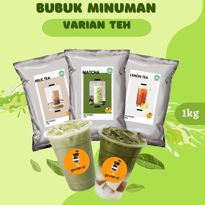 

Tersedia Bubuk Minuman Teh 1Kg - Serbuk Minuman Kekinian & Boba Drinks Shopee