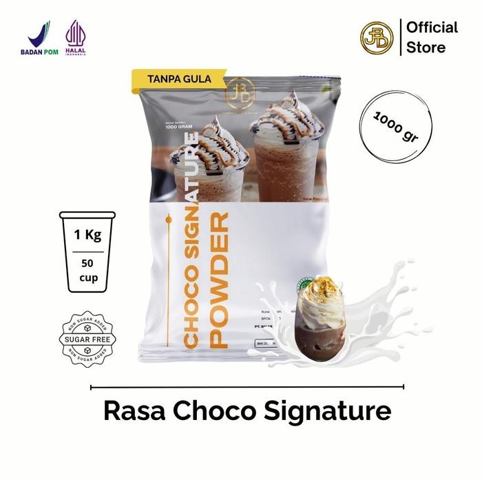 

Tersedia Bubuk Minuman Choco Signature 1Kg - JBD Jakarta Bubble Drink Halal & BPOM Shopee