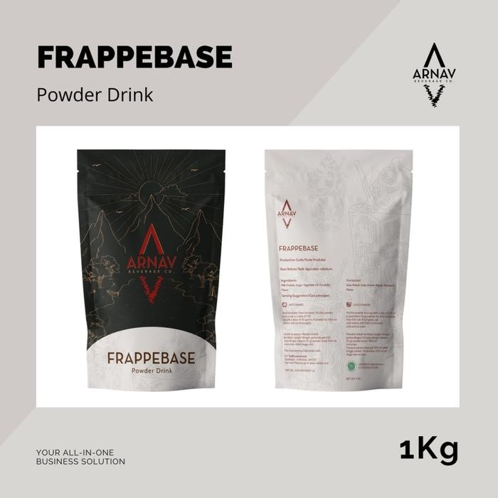 

Tersedia Frappe Base Powder Arnav 1Kg - Bubuk Minuman Frappe Premium Shopee