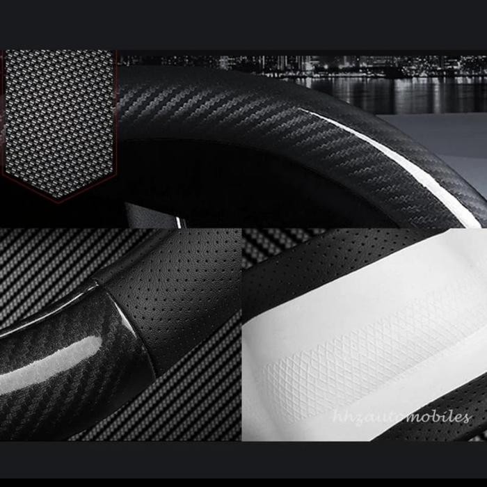 Terbaik Sarung Stir Steering Wheel Cover Mobil Motif Carbon Innova Reborn Terlariss 