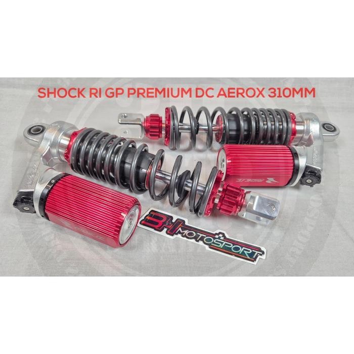 SHOCK RIDE IT GP PREMIUM DOUBLE CLICK AEROX GREY/MERAH
