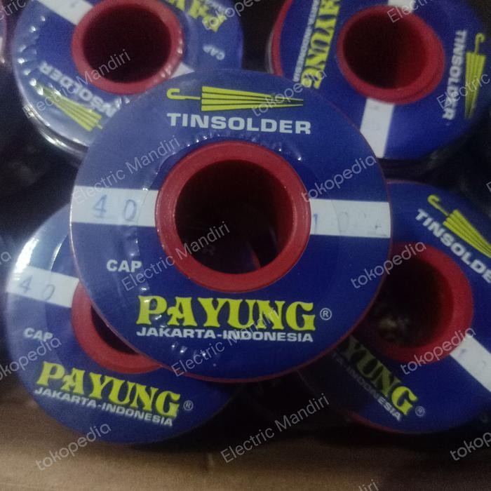 Bisa Termin Kawat Timah Solder 250 Gram 1/4 Kg 1Mm Cap Payung