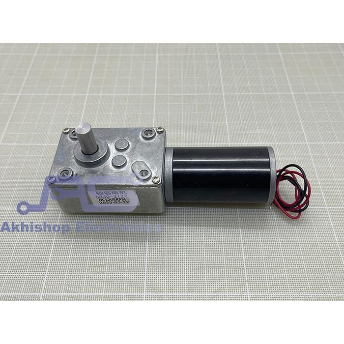 PERMANENT MAGNET WORM GEAR MOTOR DC 4058GW31ZY 12V 5RPM