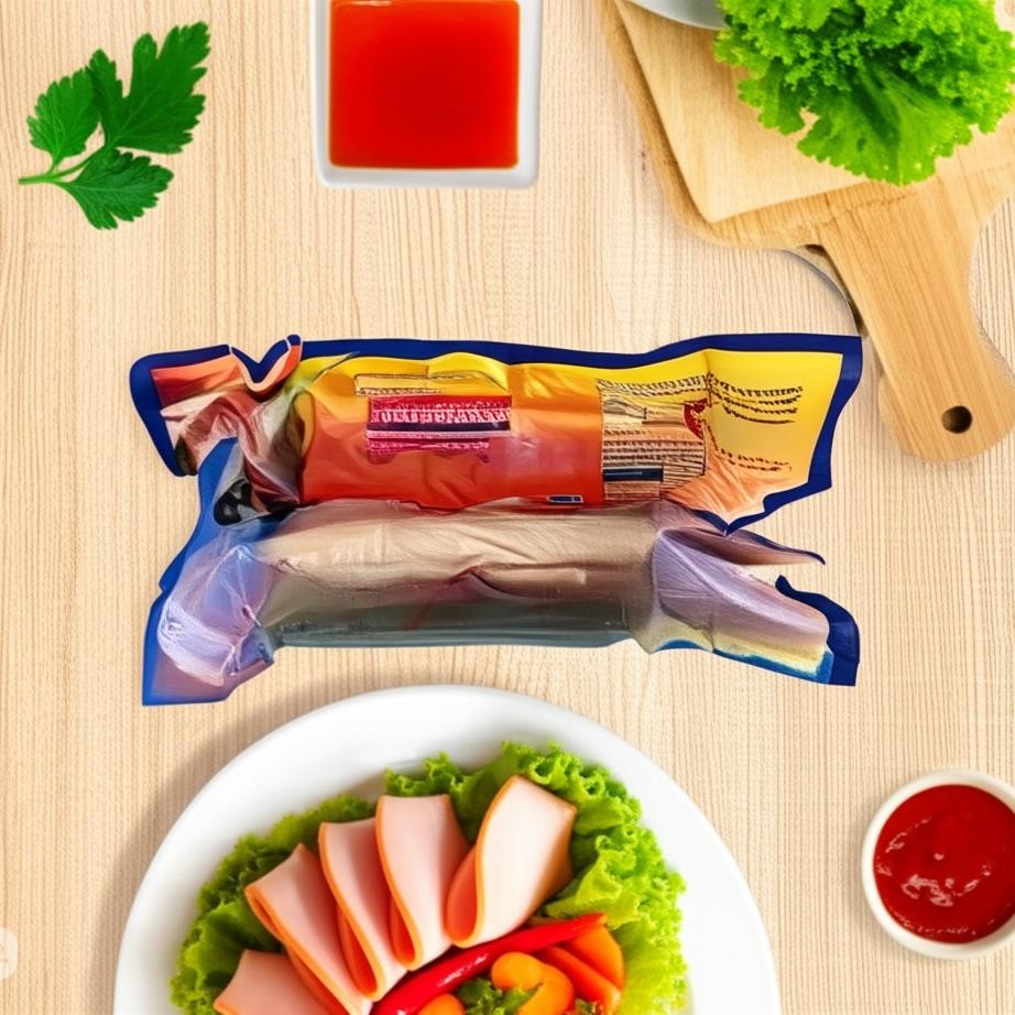 Karawaci Rolade Sapi Roll 400gr - Rolade Daging Sapi Frozen Halal Lezat, Praktis untuk Goreng & Saji