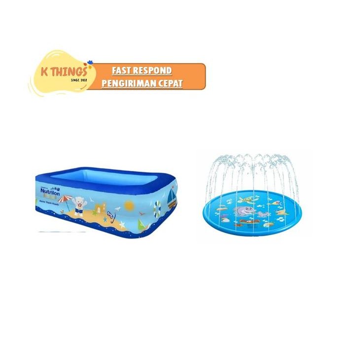 Nutrilon Kolam Renang Kolam Bola Karet Anak Bayi / Royal Swimming Pool