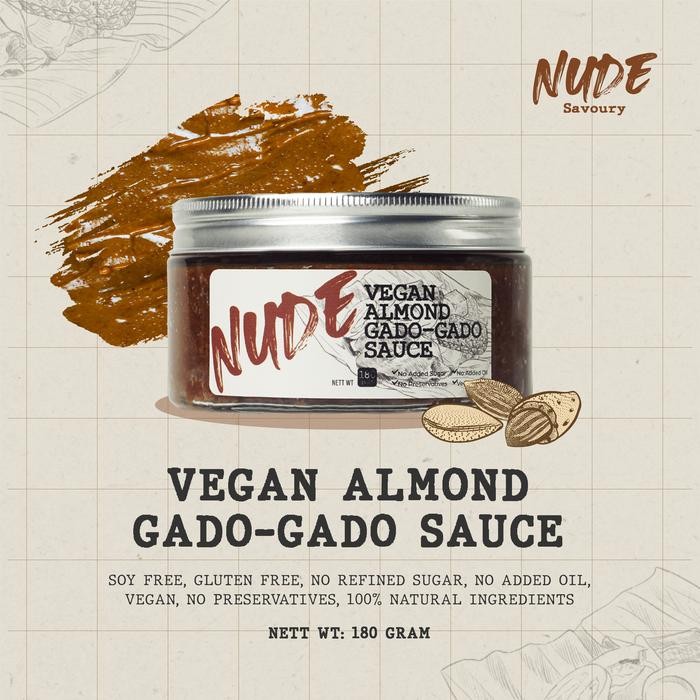 

NUDE Vegan Gado Gado Almond Sauce 180g Gluten Free, Soy Free