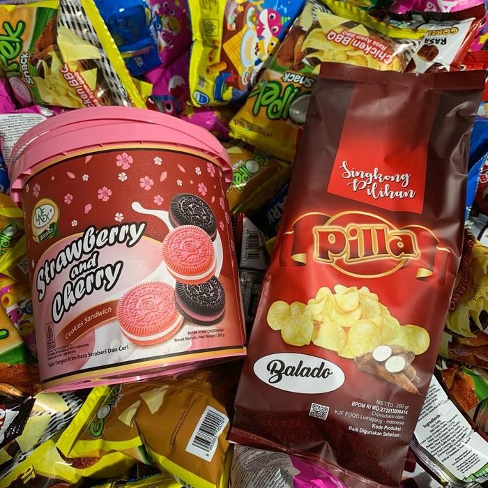 

PAKET SNACK SEROK ( 1 bag + 1 box + 1 kali serok )