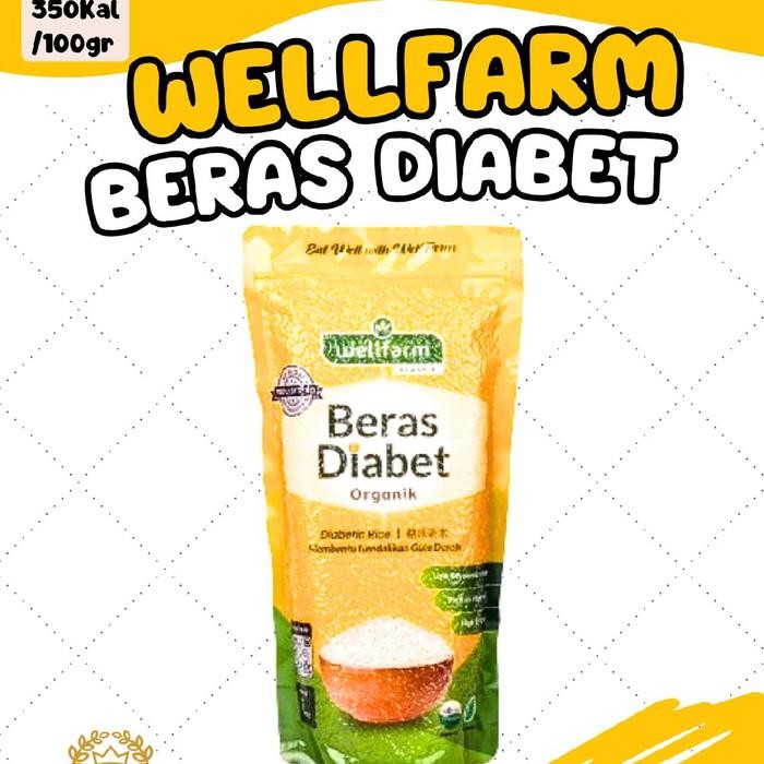 

Wellfarm Bera Diabete Organi 1G Emaan Vaum Coco Untu Diabetei Ertifiai Organi Aman Efetif Food Rice