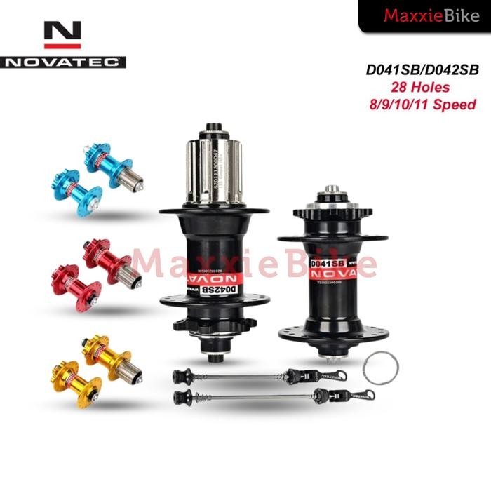 Hub FreeHub Novatec 32 Hole Six Bolt Sealed Bearing Jangkrik5 Warna