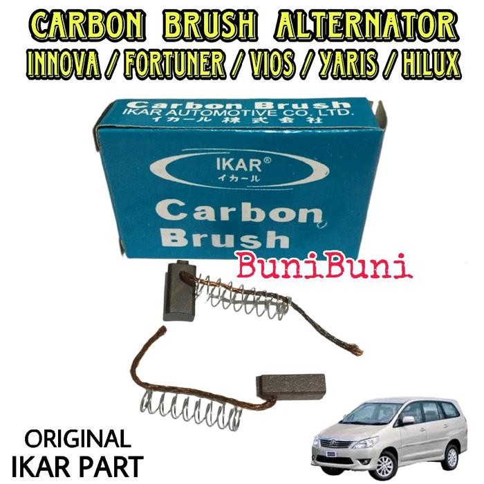 Jual Carbon Brush Alternator Innova - Kul Cool Arang Dinamo Ampere Mobil Innova Fortuner Vios Limo