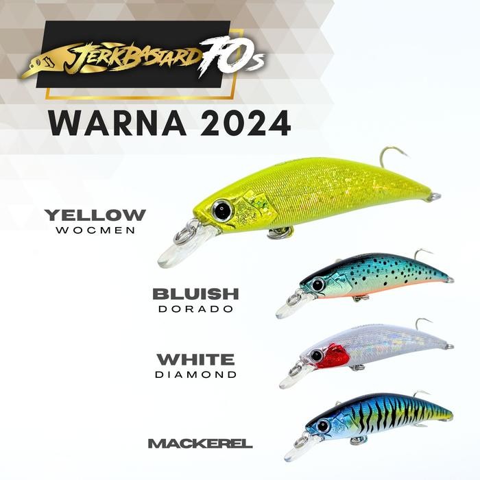 Lure Sakana Jerkbastard 70s Minnow Sinking